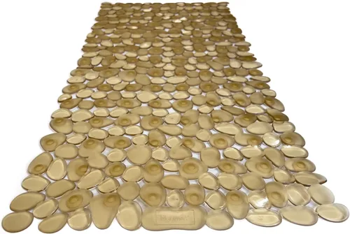 Miniatura 49 de Alfombra antideslizante para bañera y ducha "Pebbles" de 27 x 14 pulgadas, ovalada, no tóxica, segura, limpia, lavable a máquina, agarre y drenaje