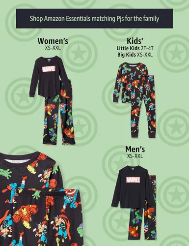 Miniatura 4 de Tienda Essentials Conjuntos de pijama a juego de Marvel Family