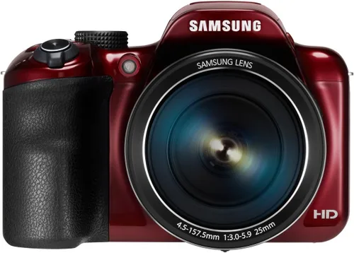 Miniatura 2 de Samsung WB1100F Cámara digital Smart WiFi & NFC de 16.2MP CCD con zoom óptico de 35x, pantalla LCD de 3.0" y video HD de 720p (Rojo)