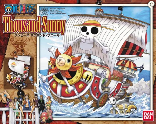Miniatura 3 de Bandai Hobby Figura de acción de barco modelo Thousand Sunny