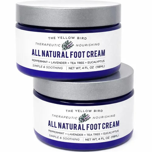 Miniatura 8 de Yellow Bird Crema para pies – Bálsamo hidratante de aceite de árbol de té con aceites esenciales. Tratamiento natural de pies de atletas. Reparación