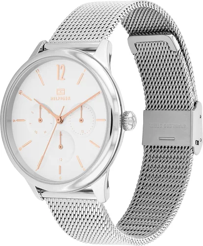 Miniatura 2 de Tommy Hilfiger Reloj de cuarzo para mujer con correa de acero inoxidable plateado 18 Modelo 1782456 Plateado Reloj de cuarzo