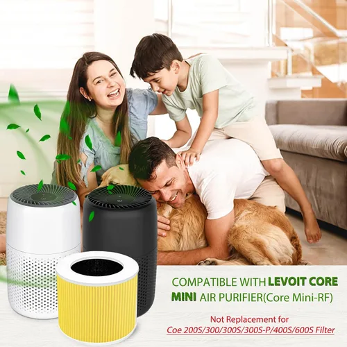 Miniatura 3 de Core Mini filtro de repuesto compatible con LEVOIT Core Mini purificador de aire, 3 en 1 H13 grado Core Mini-RF True HEPA filtro para Levoit filtro