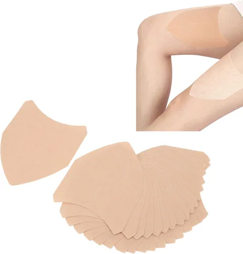 Miniatura 8 de 20 Pcs Thigh Inner Anti Chafing Sticker, V Shaped Skin Color Elastic Non Woven Fabric Self Adhesive Thigh Rubbing Prevention Friction Patches
