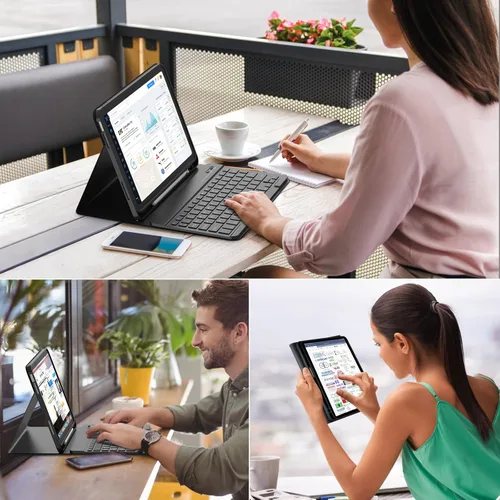 Miniatura 7 de KBCASE Funda para iPad Air de 11 pulgadas (M3/M2) 2025/2024 con Teclado, Funda de Teclado para iPad Air 5ª/4ª generación/para iPad Pro 11 2018