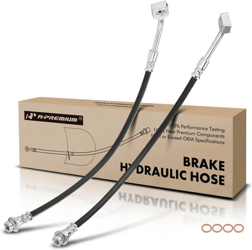 A-Premium Manguera hidráulica de freno delantero compatible con los modelos Chevy, GMC, Buick y Saturn - Enclave 2008-2017, Traverse 2009-2017,