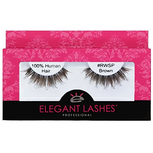 Miniatura 9 de Elegant Lashes #RWSP Black Pestañas postizas finas (cabello humano 100% natural de primera calidad)
