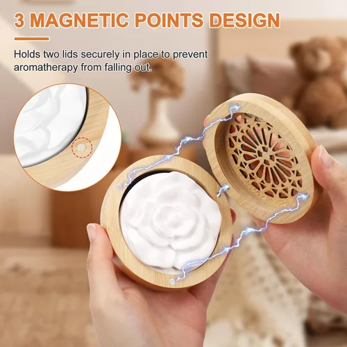 Miniatura 4 de Difusor de aceites esenciales de piedra, difusor para aceites esenciales, ideal para decorar en casa, oficina o automóvil, y regalo (4)