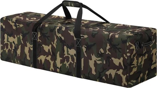 Miniatura 11 de Bolsa de lona grande de 36 pulgadas para viajes, bolsa de lona extra grande resistente de 100 litros con 2 asas laterales, bolsa de almacenamiento