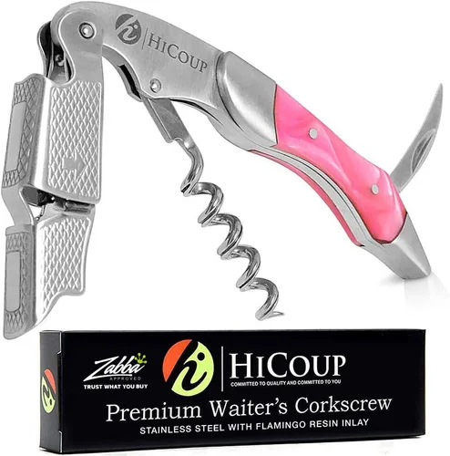 Miniatura 16 de Sacacorchos para camareros De HiCoup. Premium, todo-en-uno sacacorchos, abre botellas y cortador de lámina, Fine Ying Yang
