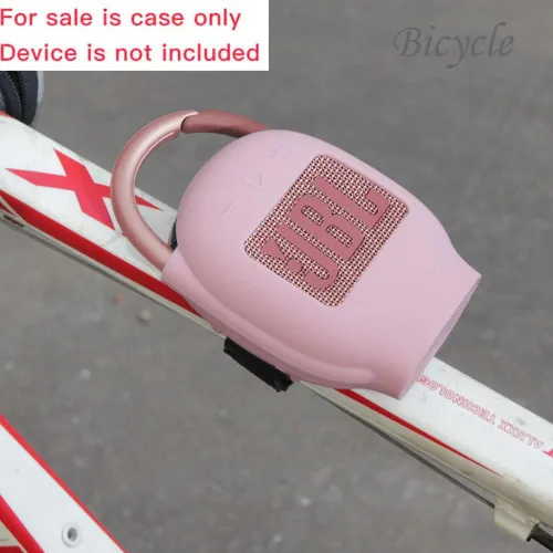 Miniatura 2 de Hermitshell Funda de transporte de silicona de repuesto para JBL Clip 4 - Mini altavoz Bluetooth portátil (rosa 2)