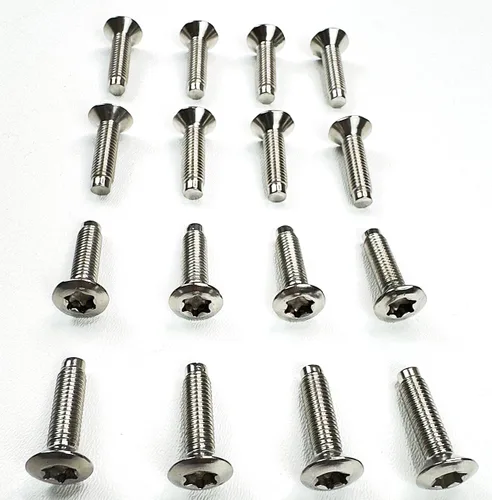 Miniatura 2 de Bisagra de puerta de acero inoxidable, bisagra de capó, bisagra de puerta trasera, pernos Torx para Jeep Wrangler JK 2007-2018