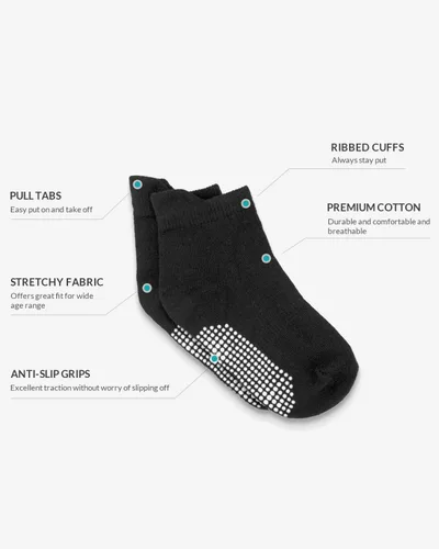 Miniatura 3 de Infinno Calcetines de tobillo antideslizantes para bebé, 9 pares - Calcetines para niños pequeños con agarre para niños, bebés y niñas de 6 a 24