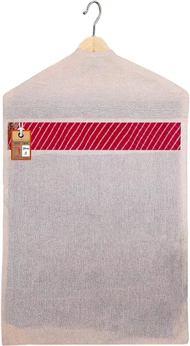 Miniatura 6 de atorakushon 100% algodón colgante sari cubre ropa bolsa de almacenamiento de ropa 26 x 18 pulgadas tamaño grande organizador de armario de tela