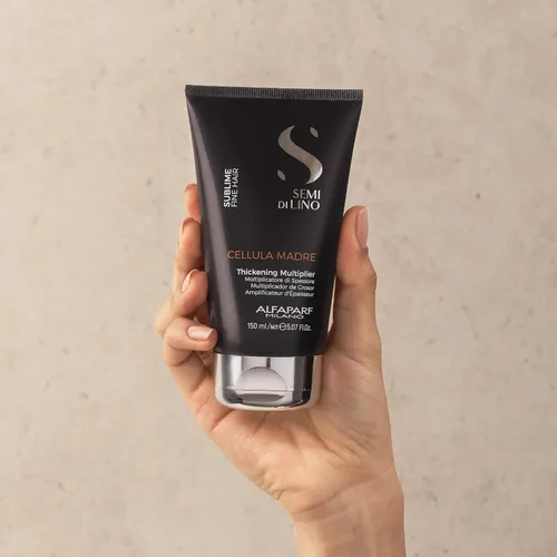 Miniatura 4 de ALFAPARF MILANO Semi di Lino Sublime Cellula Madre - Multiplicador espesante para cabello fino, añade cuerpo y volumen para un cabello