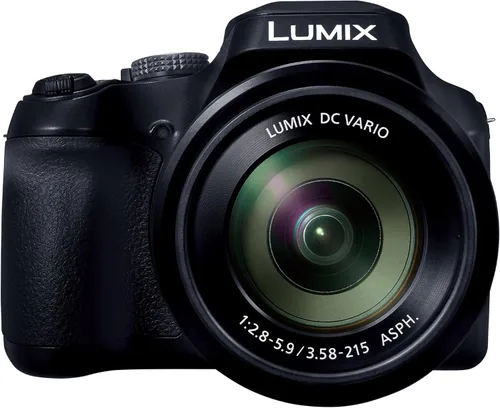 Panasonic LUMIX FZ80D - Cámara digital para apuntar y disparar, grabación de foto/video 4K con estabilizador de imagen óptica de potencia, cámara de