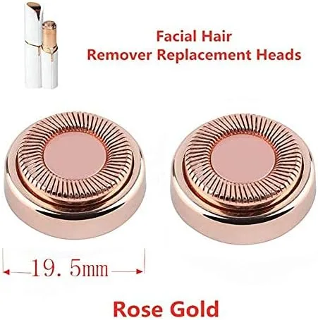 Miniatura 6 de Cabezales de repuesto para removedor de vello facial para mujeres, cuchillas de depilación sin dolor, tacto perfecto y acabado suave, con cepillo