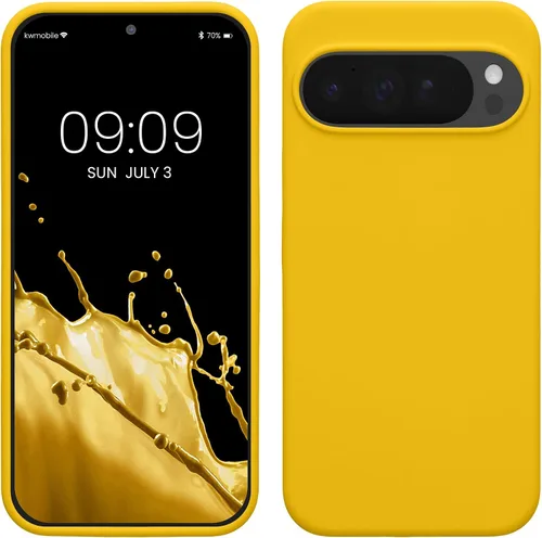 Miniatura 404 de kwmobile Funda Compatible con Google Pixel 6 Pro - Funda de teléfono de silicona TPU con acabado suave - Azul Arrecife