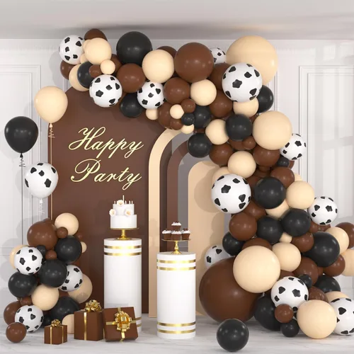 Miniatura 10 de Kit de guirnalda de globos de color verde oscuro, amarillo y blanco, 117 globos de tractor verde lima, amarillo y blanco, fiesta de cumpleaños