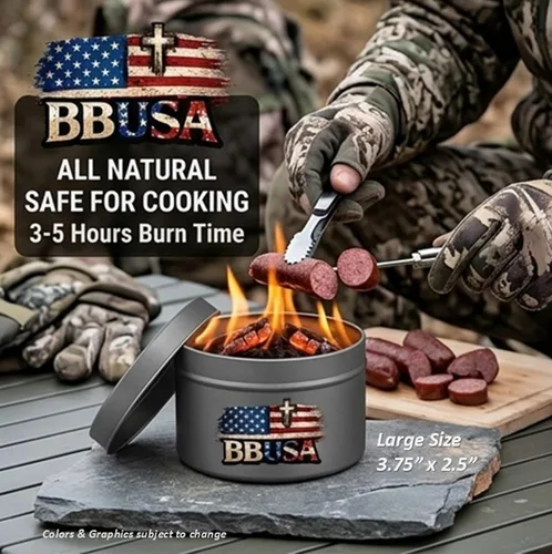 Miniatura 7 de Campfire in a Can - Made in USA - Portable Mini Fire Pit for Marshmallows & S’Mores - Hiking, Backpacking, Hunting, Fishing & Camping - Tactical