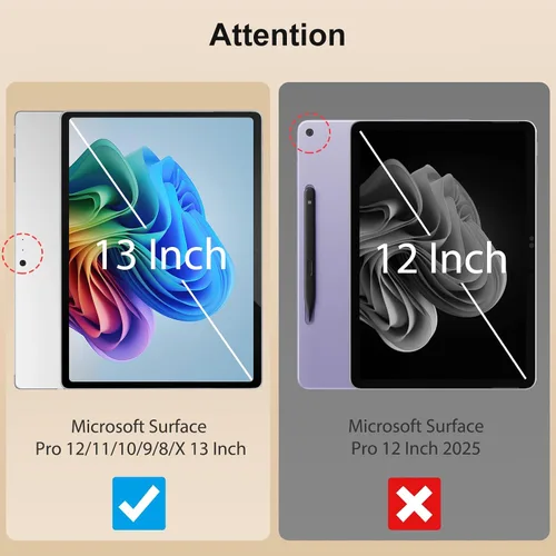 Miniatura 2 de SPARIN Paquete de 2 protectores de pantalla compatibles con Microsoft Surface Go 3/Surface Go 4/Surface Go 2/Surface Go, vidrio templado, alta