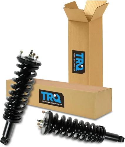 Miniatura 145 de TRQ Conjunto de Amortiguador y Resorte Delantero Cargado con Resorte Helicoidal Pre-ensamblado Compatible con Jeep Cherokee Limited AWD 14-22 Sin