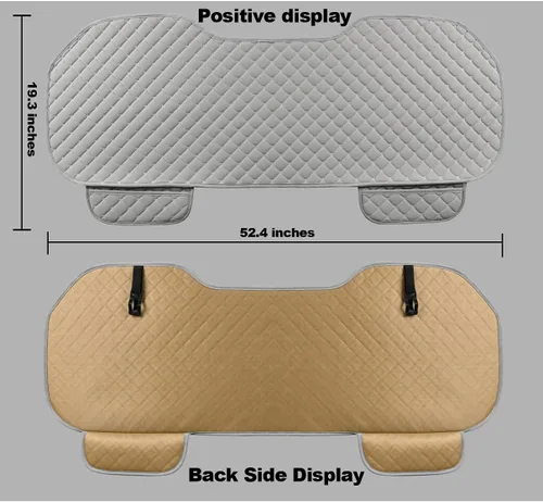 Miniatura 3 de 1 PC Funda para Asiento de Coche Cojín de Auto Funda para Asiento Delantero del Vehículo Alfombrilla Protectora para Bebé, SUV, Hilo de Bordado