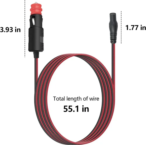 Miniatura 2 de para NOCO GB70 GB150 Cable de Carga de Coche, Compatible con NOCO GB250+ GB251+ GB500 GB500+ Arrancadores de Puente de Litio Boost UltraSafe Batería