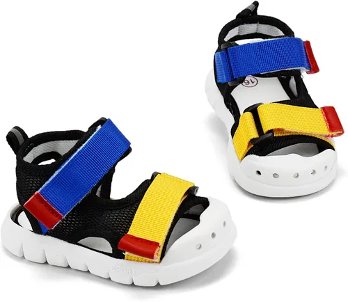 Miniatura 35 de OAISNIT Sandalias deportivas para bebés, niños y niñas, ligeras, antideslizantes, suela de goma, zapatos de agua acuática para playa, zapatos