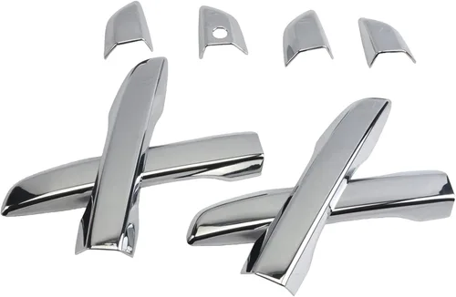 Miniatura 5 de Cubierta de Manija de Puerta Cromada Compatible con Honda Civic Sedán Hatchback Coupé Tipo R de 10ª Generación 2016 2017 2018 2019 2020 2021 Manija
