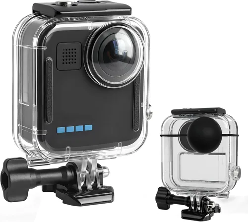 Miniatura 9 de FitStill Funda de buceo impermeable solo para Go Pro MAX2, carcasa subacuática de 131 pies/131.2 ft, carcasa protectora de buceo invisible