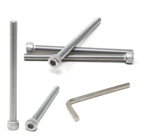 Miniatura 134 de iexcell 25 piezas M4 x 60/65/70/75/3.150 in paso de rosca 0.028 in acero inoxidable 304 cabeza hexagonal Tornillos Tornillos surtido Kit