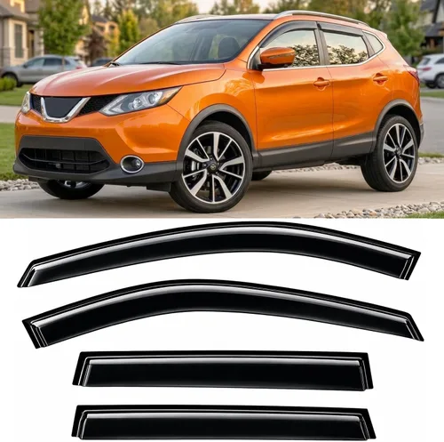 Miniatura 62 de Protectores de lluvia adhesivos 2017-2022 para Honda CR-V Viseras deflectoras de ventana lateral LX EX EX-L Touring 3D onduladas estilo JDM CRV