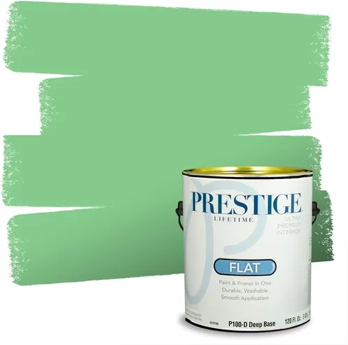 Miniatura 206 de PRESTIGE Pintura exterior e imprimación en uno, aloe, plano, 1 galón