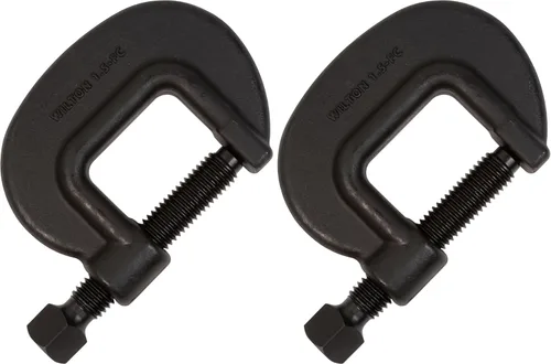 Miniatura 18 de Wilton Brute Force C-Clamp, apertura de 3-7/16", garganta de 2-1/2", 16250 libras de fuerza de sujeción (Modelo 3 F.C.)