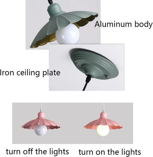 Miniatura 4 de Lámpara colgante de techo, lámpara creativa para restaurante, lámpara colgante de un solo faro, lámpara colgante industrial de techo, lámpara