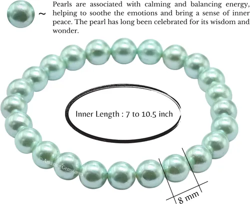 Miniatura 528 de Amazing Gemstone Crystal Bracelet for Women Men's Gifts - Protection Healing Crystal Bracelet - 8mm Gemstone Beaded Stretchable Bracelet Pulseras