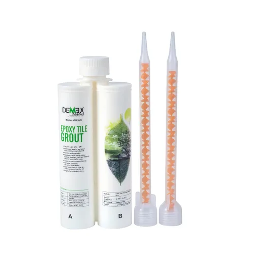 Lechada epoxi para azulejos y piedra, resistente al agua, manchas, moho, podredumbre, grietas y productos químicos para pisos y paredes, lista para
