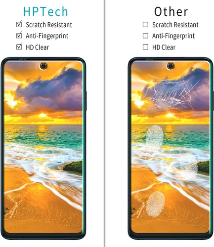 Miniatura 2 de Paquete de 2 protectores de pantalla diseñados para Motorola Moto Edge (2021) / Moto Edge 5G UW vidrio templado, dureza 9H, antiarañazos, sin