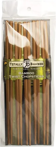 Miniatura 2 de Totally Bamboo Juego de palillos torcidos de bambú, 10 pares2