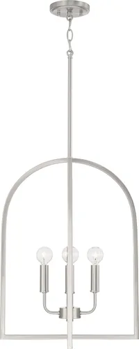 Miniatura 8 de HomePlace Lighting 548841MB Lawson - Lámpara moderna minimalista de mediados de siglo para vestíbulo, 4 luces, 240 vatios en total, 21 pulgadas