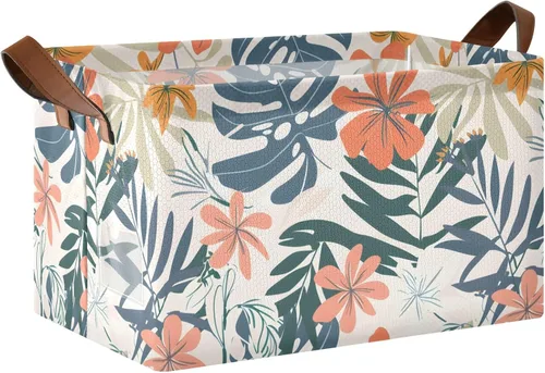 Miniatura 10 de senya Cesta de almacenamiento 1 unids grande plegable bolsa de ropa rectangular plegable tela cesta de lavandería plegable cubo de lavado plegable