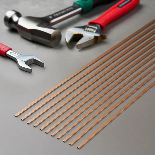 Miniatura 6 de Varillas de soldadura fuerte de plata al 15% AWS BCuP-5 40 varillas Soldadura de plata con fósforo Aleaciones de soldadura fuerte de cobre planas