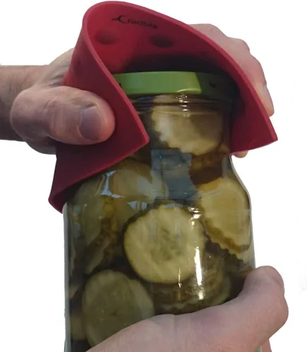 Miniatura 6 de Soportes de silicona para mango caliente, agarraderas (paquete de 5 unidades, rojo mezclado) para sartenes de hierro fundido, sartenes, sartenes