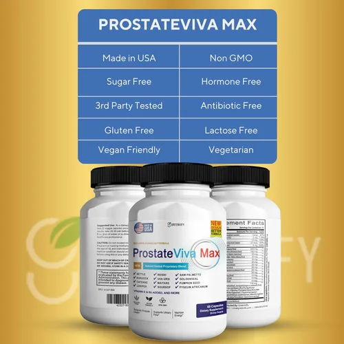 Miniatura 4 de ProstateViva Max Suplementos de próstata para hombres, flujo urinario natural y apoyo de la vejiga, 60 cápsulas
