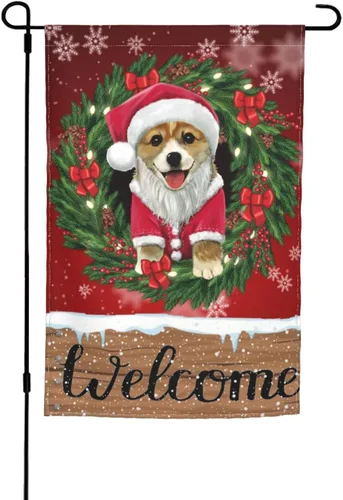 Miniatura 17 de Bandera Hello Spring de jardín de Bernese Mountain Dog de 12 x 18 pulgadas de doble cara vertical pequeña para decoración de exterior de vacaciones