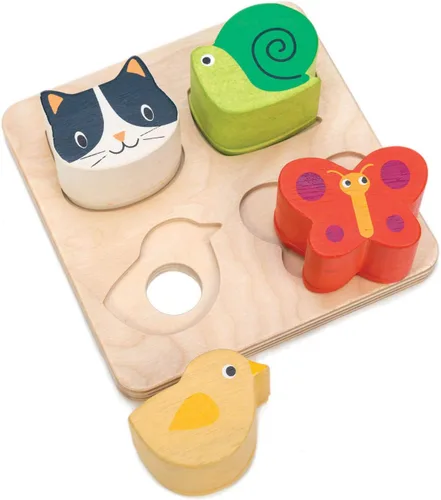 Miniatura 2 de Tender Leaf Toys - Bandejas sensoriales - Bloques para bebés, clasificador de formas, juguete de clasificación de identificación de formas STEM