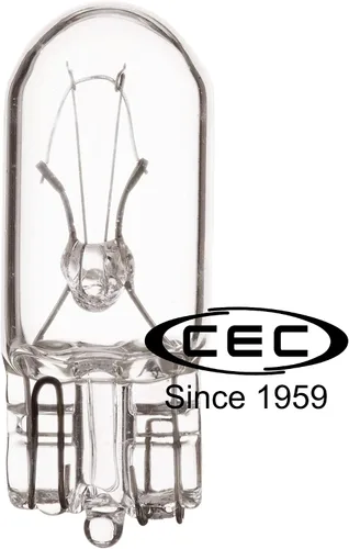 Miniatura 3 de CEC Industries foco 194 14 V, 3.78 W, forma T3.25, filamento C-2F, cuña de vidrio (paquete de 10)