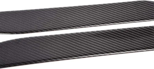 Miniatura 6 de Repuesto para Nissan 350Z Z33 Fairlady Z Coupe 2003-2009 Negro Fibra de Carbono Faro Párpados Cejas Cubiertas Izquierdo + Derecho (Paquete de 2)