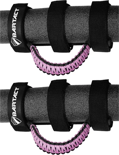 Miniatura 13 de Bartact Asas de agarre de barra antivuelco compatibles con Jeep Wrangler JL, JK, TJ, YJ y Jeep Gladiator 1955-2023 hebilla de metal mejorada, asas